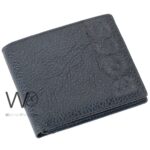 Hugo Boss Wallet Men Blue Genuine Leather | Watches Prime
