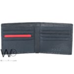 Hugo Boss Wallet Men Blue Genuine Leather | Watches Prime
