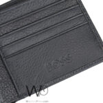 Hugo Boss Wallet Men Blue Genuine Leather | Watches Prime