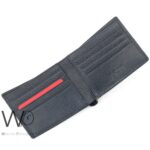 Hugo Boss Wallet Men Blue Genuine Leather | Watches Prime