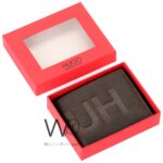 Hugo Boss Wallet Men Brown Genuine Leather | Watches Prime