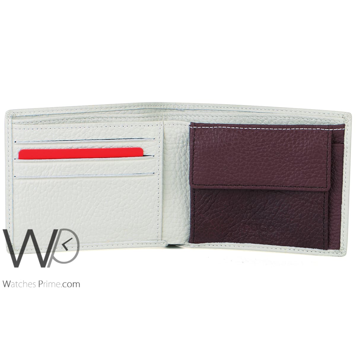 Hugo Boss Wallet Men White Genuine Leather | Watches Prime Hugo Boss Wallet Men White Genuine Leather | Watches Prime