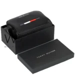 Tommy Hilfiger Black Handbag Leather For Men | Watches Prime