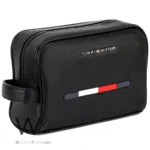 Tommy Hilfiger Black Handbag Leather For Men | Watches Prime