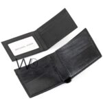 Mk Michael Kors Men Wallet Card Holder Black Genuine Leather | Watches Prime