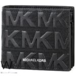 Mk Michael Kors Men Wallet Card Holder Black Genuine Leather | Watches Prime