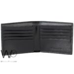 Mk Michael Kors Men Wallet Card Holder Black Genuine Leather | Watches Prime