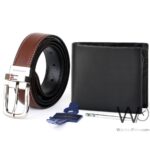 Tommy Hilfiger Leather Wallet Black Brown Belt For Men Gift Set | Watches Prime Tommy Hilfiger Leather Wallet Black Brown Belt For Men Gift Set | Watches Prime