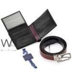 Tommy Hilfiger Leather Wallet Black Brown Belt For Men Gift Set | Watches Prime Tommy Hilfiger Leather Wallet Black Brown Belt For Men Gift Set | Watches Prime
