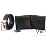 Tommy Hilfiger Leather Wallet Black Brown Belt For Men Gift Set | Watches Prime Tommy Hilfiger Leather Wallet Black Brown Belt For Men Gift Set | Watches Prime