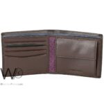 Tommy Hilfiger Wallet Men Brown Genuine Leather Printed Logo | Watches Prime