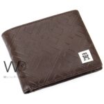 Tommy Hilfiger Wallet Men Brown Genuine Leather Th Logo | Watches Prime