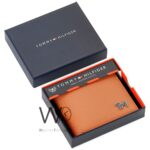 Tommy Hilfiger Wallet Men Light Brown Genuine Printed Leather Th Logo | Watches Prime Tommy Hilfiger Wallet Men Light Brown Genuine Printed Leather Th Logo | Watches Prime