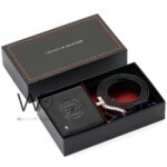 Tommy Hilfiger Leather Wallet Black Brown Belt For Men Gift Set | Watches Prime Tommy Hilfiger Leather Wallet Black Brown Belt For Men Gift Set | Watches Prime