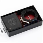 Tommy Hilfiger Leather Wallet Black Brown Belt For Men Gift Set | Watches Prime Tommy Hilfiger Leather Wallet Black Brown Belt For Men Gift Set | Watches Prime