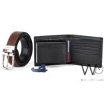 Tommy Hilfiger Leather Wallet Black Brown Belt For Men Gift Set | Watches Prime Tommy Hilfiger Leather Wallet Black Brown Belt For Men Gift Set | Watches Prime