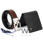 Tommy Hilfiger Leather Wallet Black Brown Belt For Men Gift Set | Watches Prime Tommy Hilfiger Leather Wallet Black Brown Belt For Men Gift Set | Watches Prime