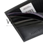 Tommy Hilfiger Wallet For Men Black Genuine Leather Patterned | Watches Prime