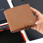 Tommy Hilfiger Wallet For Men Light Brown Genuine Leather Patterned | Watches Prime Tommy Hilfiger Wallet For Men Light Brown Genuine Leather Patterned | Watches Prime