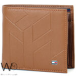 Tommy Hilfiger Wallet For Men Light Brown Genuine Leather Patterned | Watches Prime Tommy Hilfiger Wallet For Men Light Brown Genuine Leather Patterned | Watches Prime