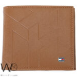 Tommy Hilfiger Wallet For Men Light Brown Genuine Leather Patterned | Watches Prime Tommy Hilfiger Wallet For Men Light Brown Genuine Leather Patterned | Watches Prime
