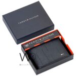 Tommy Hilfiger Wallet For Men Navy Blue Genuine Leather Patterned | Watches Prime Tommy Hilfiger Wallet For Men Navy Blue Genuine Leather Patterned | Watches Prime