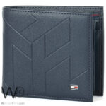 Tommy Hilfiger Wallet For Men Navy Blue Genuine Leather Patterned | Watches Prime Tommy Hilfiger Wallet For Men Navy Blue Genuine Leather Patterned | Watches Prime