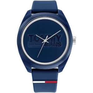 1791927 tommy hilfiger watch jeans men blue dial rubber strap quartz battery analog three hand san diego
