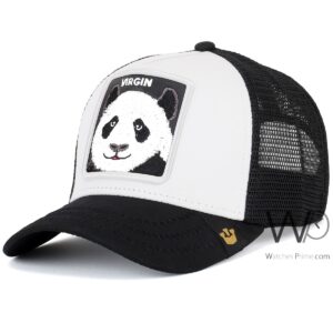 Goorin Bros Virgin Trucker Mesh Cap Black White Color Hat