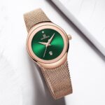 Naviforce Ladies Watch NF5004 RG GN | Watches Prime
