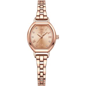 nf5035 rg rg naviforce watch women rose gold dial stainless steel metal strap quartz battery analog three hand for dream
