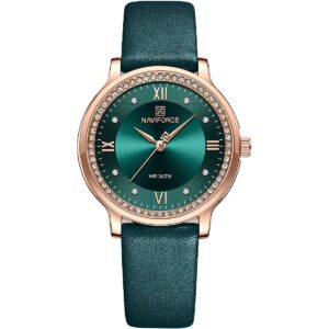 Naviforce Watch For Women NF5036-RG-GN-GN