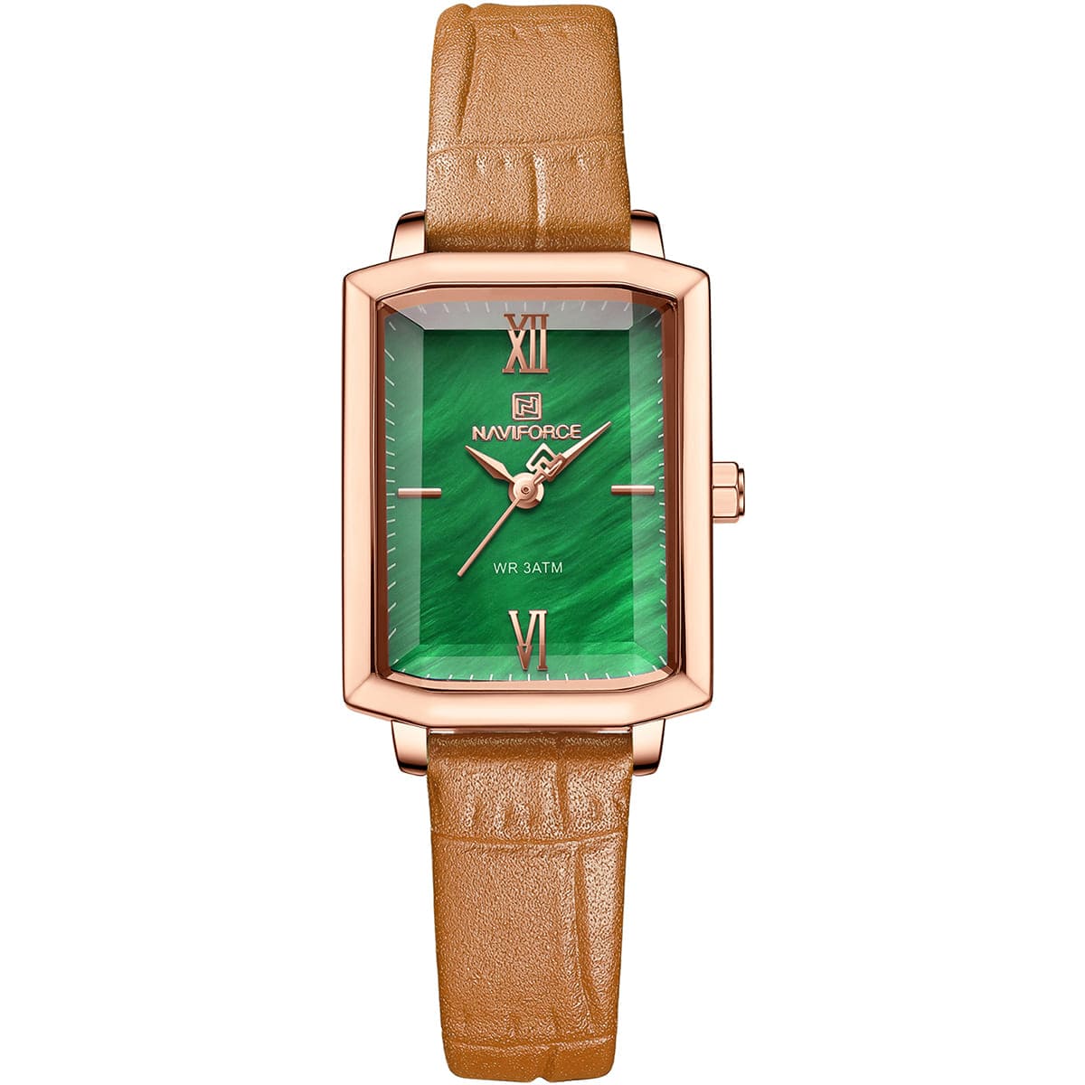 Naviforce Ladies Watch NF5039 RG GN BN | Watches Prime Naviforce Ladies Watch NF5039 RG GN BN | Watches Prime
