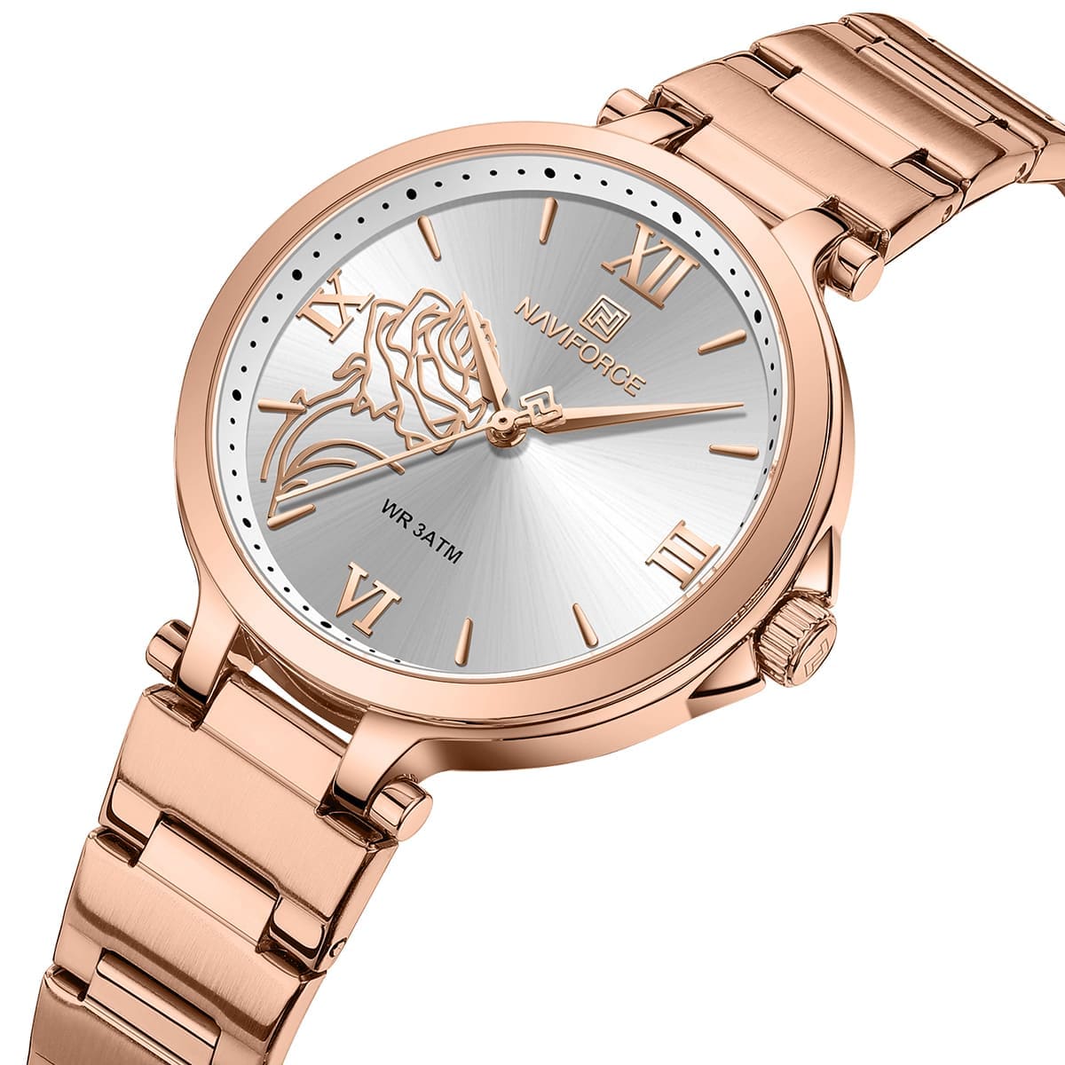 Naviforce Ladies Watch NF5060 RG W | Watches Prime Naviforce Ladies Watch NF5060 RG W | Watches Prime