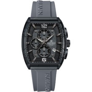 ساعة نافي فورس للرجال NF6101-GY-W-GY