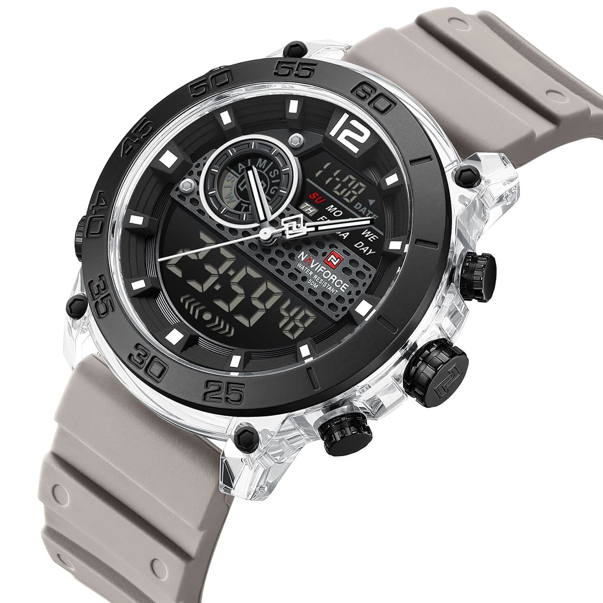 Naviforce Men's Watch NF6104 S W GY | Watches Prime Naviforce Men's Watch NF6104 S W GY | Watches Prime