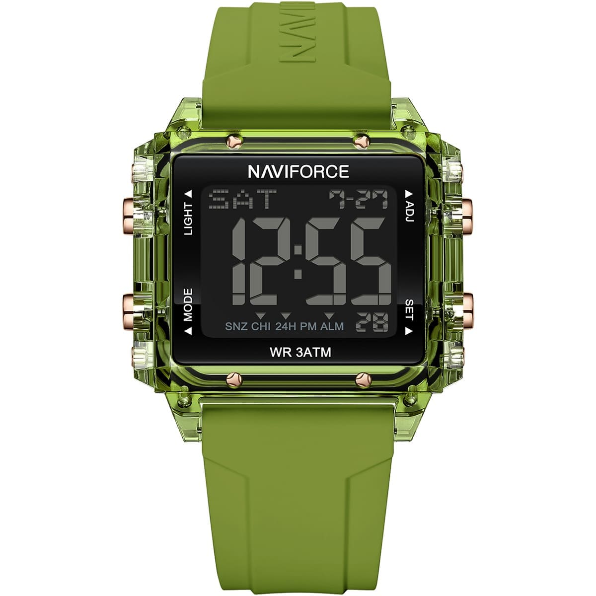 Naviforce Unisex 's Watch NF7101 GN GN | Watches Prime Naviforce Unisex 's Watch NF7101 GN GN | Watches Prime