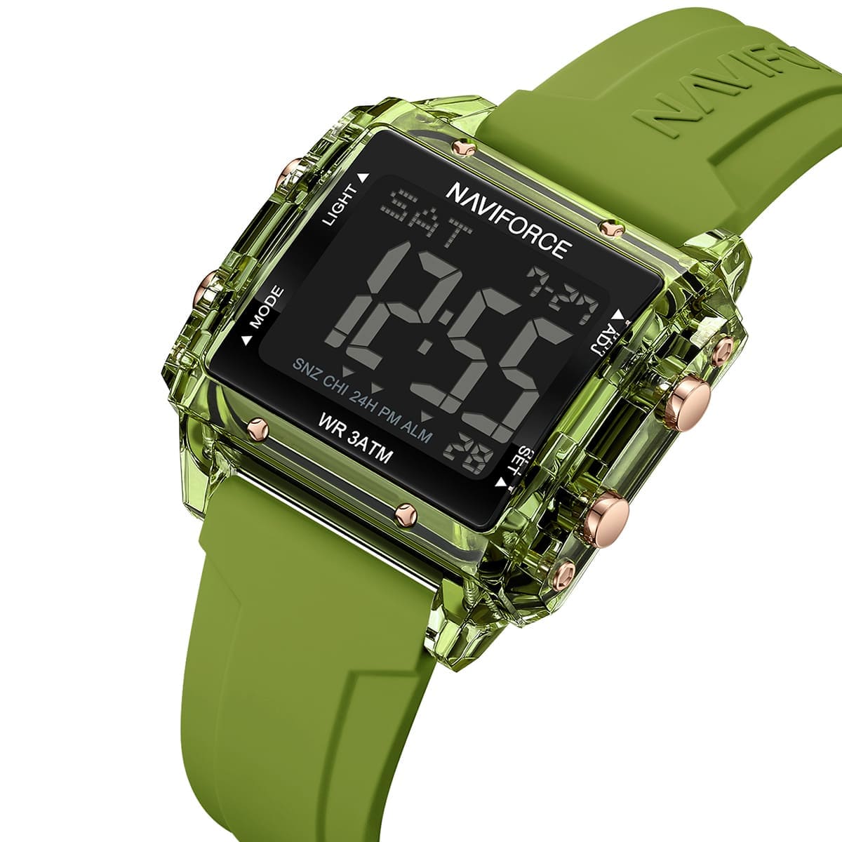 Naviforce Unisex 's Watch NF7101 GN GN | Watches Prime Naviforce Unisex 's Watch NF7101 GN GN | Watches Prime