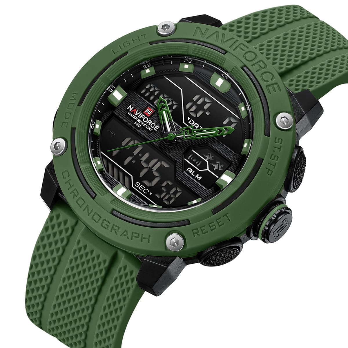 Naviforce Men's Watch NF7114 GN GN | Watches Prime Naviforce Men's Watch NF7114 GN GN | Watches Prime