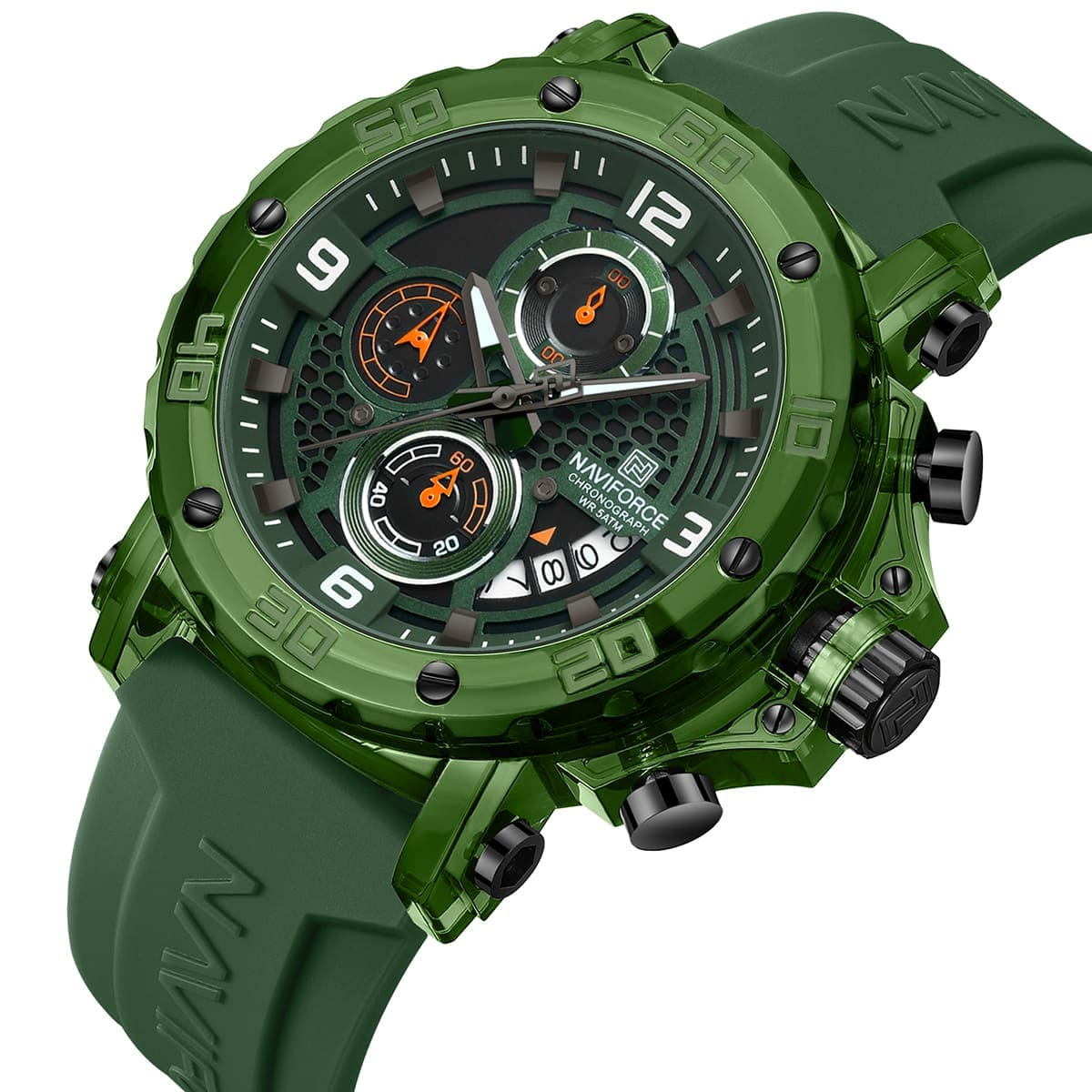 Naviforce Men's Watch NF7123 GN W GN | Watches Prime Naviforce Men's Watch NF7123 GN W GN | Watches Prime