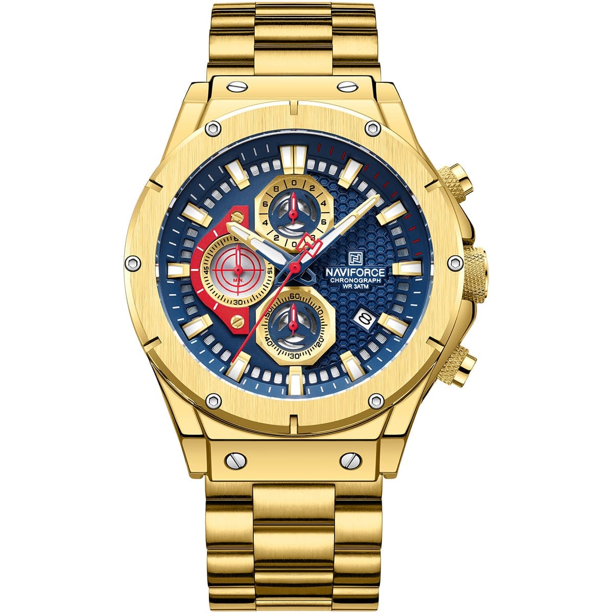 Naviforce Men's Watch NF8026 G BE | Watches Prime Naviforce Men's Watch NF8026 G BE | Watches Prime