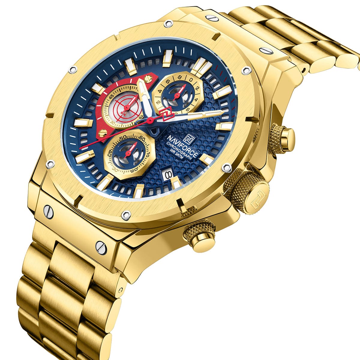 Naviforce Men's Watch NF8026 G BE | Watches Prime Naviforce Men's Watch NF8026 G BE | Watches Prime