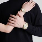 ساعة يد نافي فورس نسائية NF8040L S G W | واتشز برايم