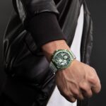 ساعة يد نافي فورس رجالية NF8051S S GN S | واتشز برايم