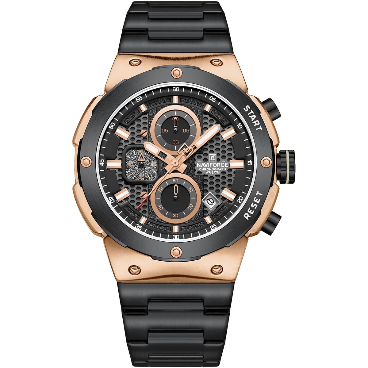 Naviforce Men's Watch NF8072 RG B B | Watches Prime Naviforce Men's Watch NF8072 RG B B | Watches Prime