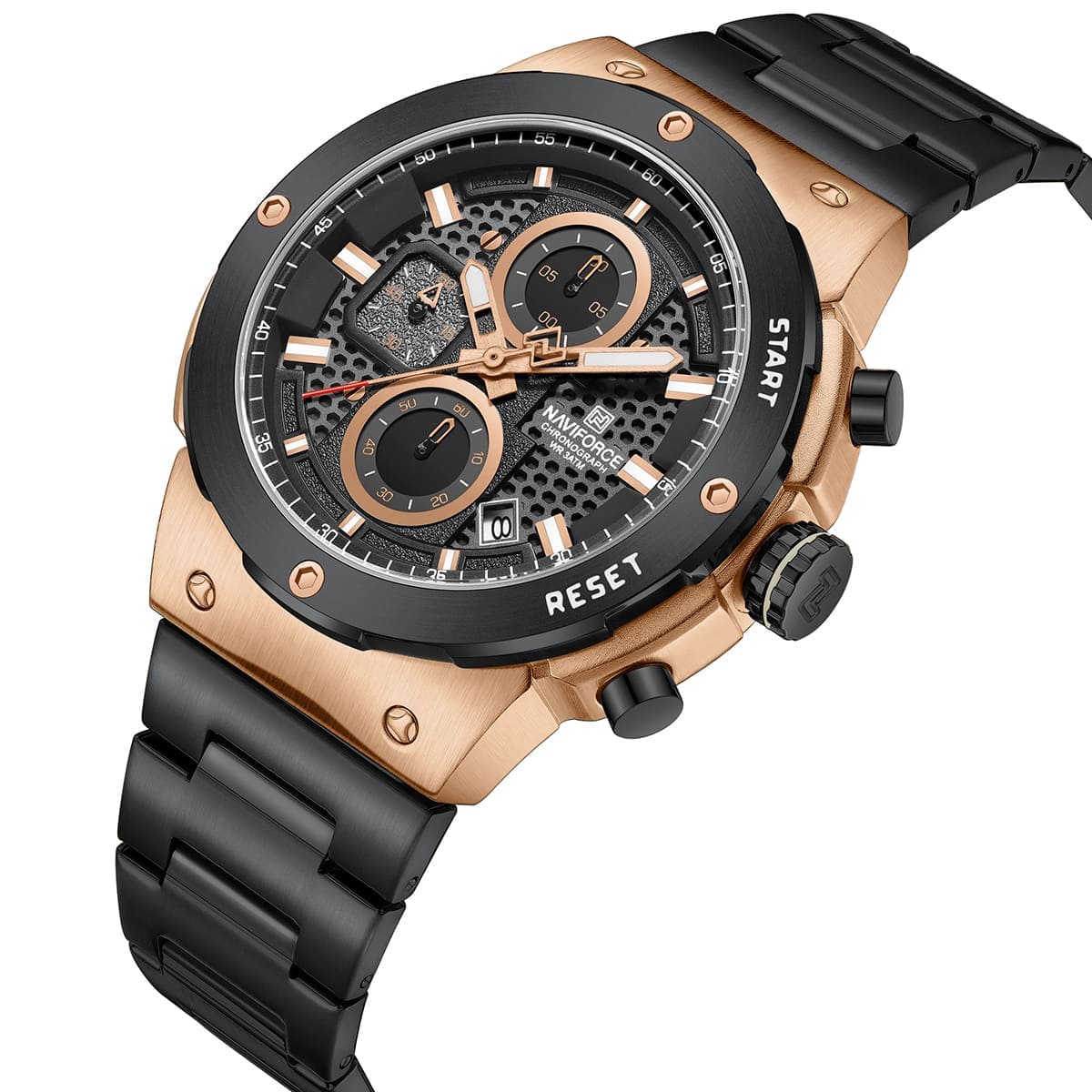 Naviforce Men's Watch NF8072 RG B B | Watches Prime Naviforce Men's Watch NF8072 RG B B | Watches Prime