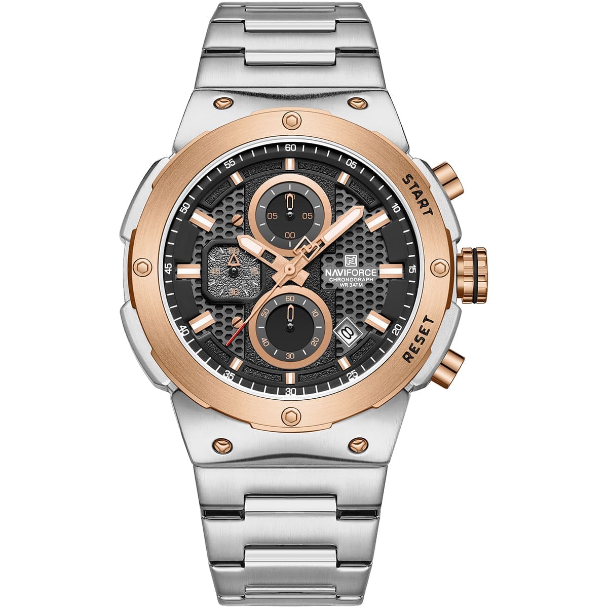 Naviforce Men's Watch NF8072 S RG S | Watches Prime Naviforce Men's Watch NF8072 S RG S | Watches Prime
