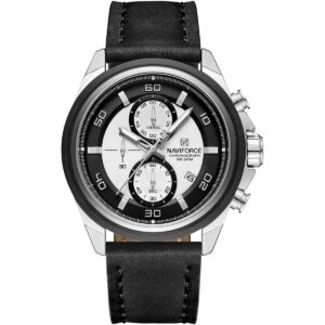 ساعة نافي فورس للرجال NF8075-S-W-B