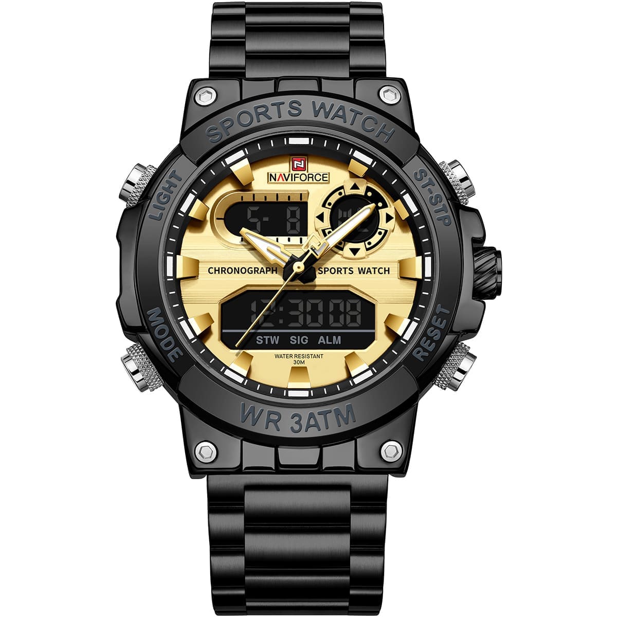 Naviforce Men's Watch NF9237 B G B | Watches Prime Naviforce Men's Watch NF9237 B G B | Watches Prime
