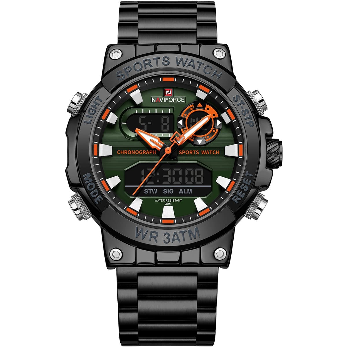 Naviforce Men's Watch NF9237 B GN B | Watches Prime Naviforce Men's Watch NF9237 B GN B | Watches Prime